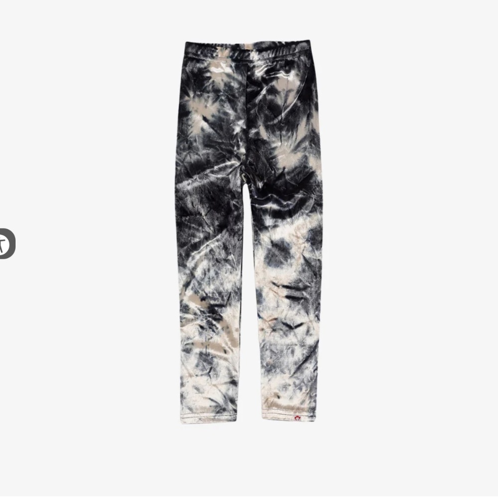 Appaman Girls Leggings Grey Velvet